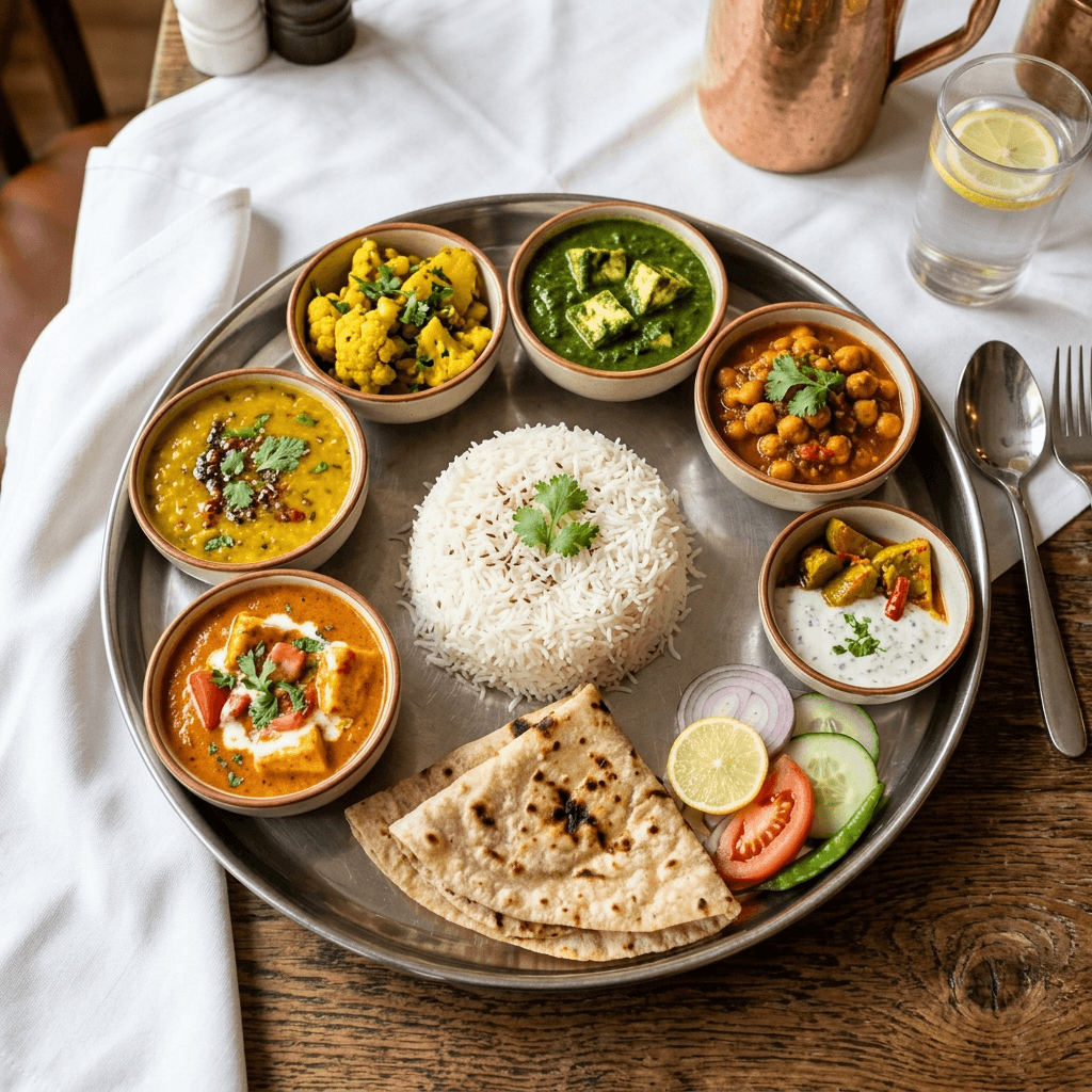Delicious Indian Thali